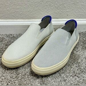 NEW Rothy's Slip On Sneakers-light gray-women’s 11 /Mens 9.5